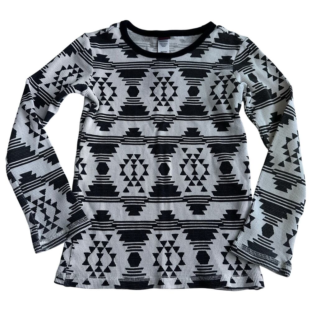 Tea Collection Valen Thermal Top - Aztec Print - Size 6/7